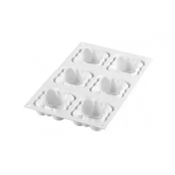 Silikomart CLOUD 120 Single Part Cloud Silicone Mold Set by Dynara Kasko - 71 x 71 x 34 mm