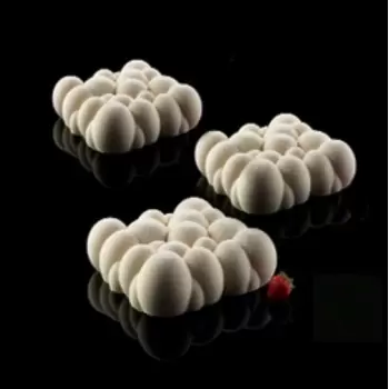 Silikomart CLOUD 120 Single Part Cloud Silicone Mold Set by Dynara Kasko - 71 x 71 x 34 mm