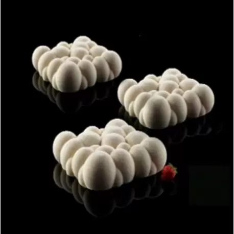 Silikomart CLOUD 120 Single Part Cloud Silicone Mold Set by Dynara Kasko - 71 x 71 x 34 mm