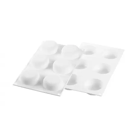 Silikomart Universo 90 Single Part Silicone Mold Ø 67 x 27 mm - 6 x 90 ml