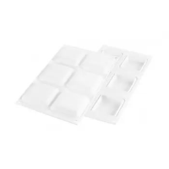 Silikomart Professional INDIVIDUAL SQUARE KIT TARTE RING 80 x 80 mm - 62 ml