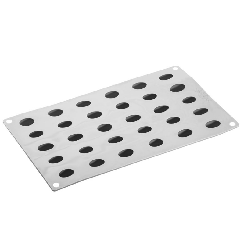 Pavoni FR026 Formaflex Silicone Mold - Mini Madeleine - 42x30x11 mm