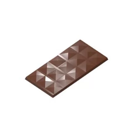 Chocolat Form CF0816 Polycarbonate Chocolate Mold Tablet - Ruket Chocolate - Ferrara - 150x75x8mm - 1x3 layout Tablets Molds