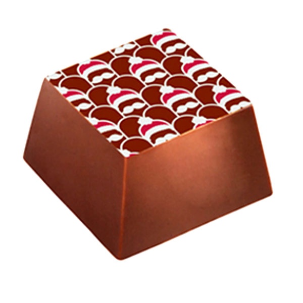 Chocolate World LF017693 Chocolate Transfer Sheets - Santa