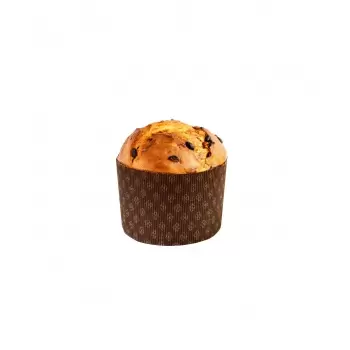 Novacart Corrugated Round Traditional High Style Panettone (Panettone Alto) - 5 1/4 - 400pcs