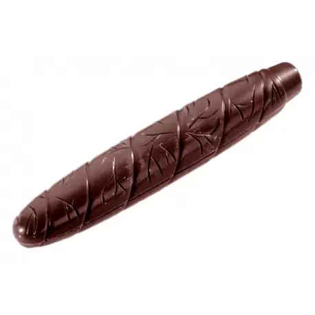 Chocolate cigar polycarbonate mold - 134 x 23 x 12 mm - 30 gr - 1x9 Cavity - 275x175x24mm