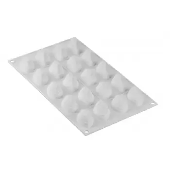 Silikomart Professional Mini QUENELLE 10 Silicone Mold - 44 x 21 x 20 mm - 20 Cavity - 10ml