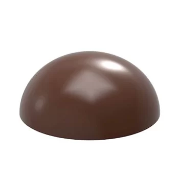 Chocolate World CW12022 Polycarbonate Dome Chocolate Mold - Ø35 mm - 35 x 35 x 15.5 mm - 12.5gr - 3x7 Cavity - Double Mold - ...