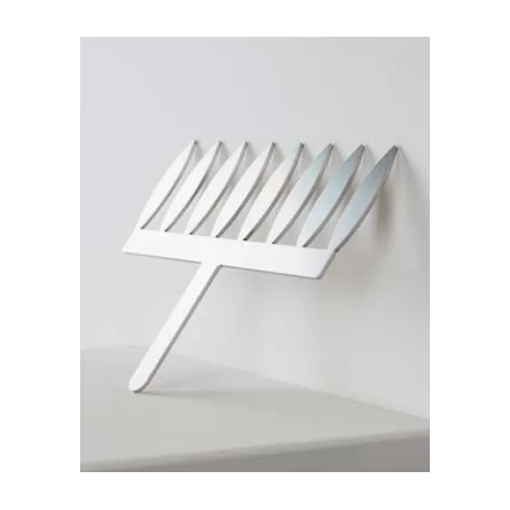 Frank Haasnoot 20FH01L Stainless Steel Large Leaf Comb by Frank Haasnoot - 80mm - makes 8 Ruler and Pastry Combs