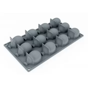 Pavoni BALLOON Decoration Silicone Mold - 66x43x34mm - 47ml - 12imprints