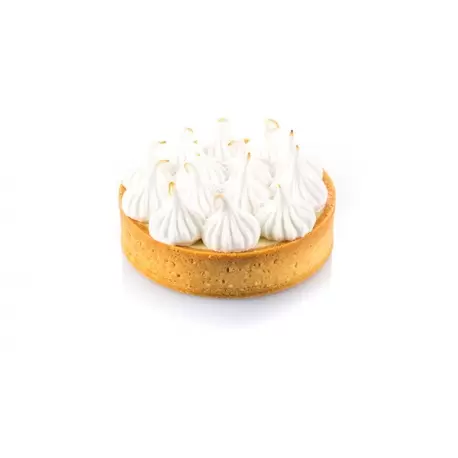 Silikomart 52.277.20.0165 Round Composite Tart Ring - 100mm dia x 20mm H - 4pcs Round Tart Ring