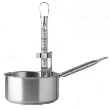 Matfer Bourgeat 250500 Matfer Bourgeat THERMOMETER HOLDER STAINLESS STEEL - 5 3/8" Thermomethers