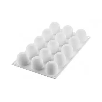 Silikomart DOME 40 Single Portion Mold - 40x40mm - 40ml vol per cavity - 15 cavities