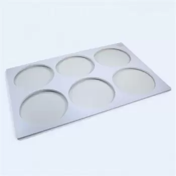 Martellato 50DF178 Plastic Template Frame for Genoise Discs and Entremets Inserts Making - Ø175 x 8 mm - Makes 6 discs Genois...