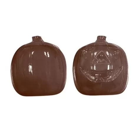 3D Halloween Pumpkin Chocolate Mold (Thermoformed) - 110x95x45mm