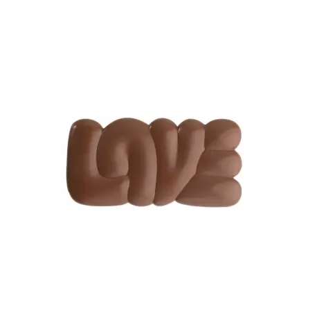 Pavoni Italia Polycarbonate Chocolate Bar Mold Lovely by Antonio Bachour - 150x76x10mm - 100g - 3 indents