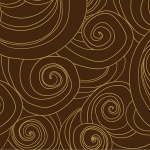 Chocolate World F028904 Chocolate Transfer Sheets - Curls - 300x400