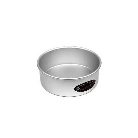 Fat Daddio's PRD-122 Round Cake Pan, 12 x 2, Anodized Aluminum, Solid