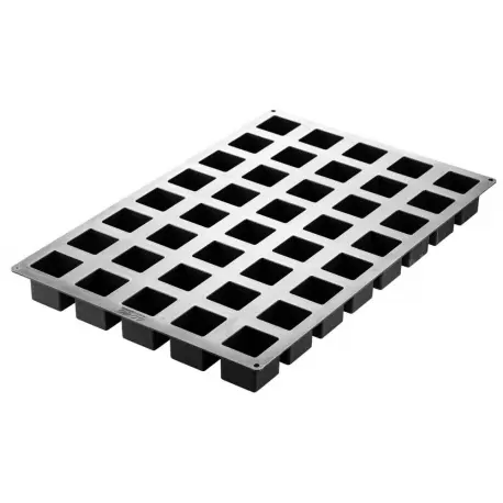 Silikomart SQ 081 Cube Mold - 50 x 50 x 50 mm - 40 Cavity - 122.5 mL