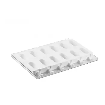 Silikomart Gel14 3D Ice Cream Cake Pop mold - 93 x 43 x 25 mm - 12 Cavity - 456 mL