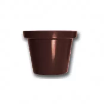 Polycarbonate Chocolate Flower Pot Mold for Chocolate Lollipop Mold - Ø 52 x 40mm - 4 x 2 cavity - 275 x 135 mm