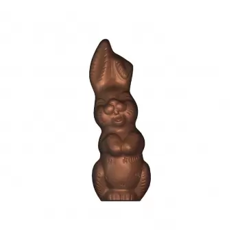 Polycarbonate Chocolate Easter Bunny Rabbit Mold - Medium Size - 156 x 56 mm - 2 x 2 cavity - 275x175 mm