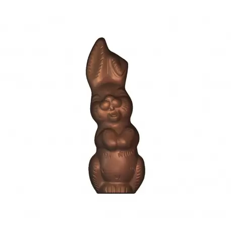 Polycarbonate Chocolate Easter Bunny Rabbit Mold - Large Size - 200 x 75.6 - 275 x 175 mm - 1 Cavity