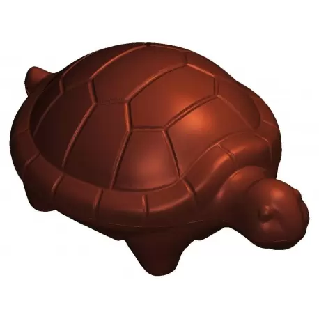 Cabrellon 12707 Polycarbonate Chocolate Large Tortoise Mold - 115 x 80 mm - 2 x 2 cavity - 275 x 175 mm Themed Molds