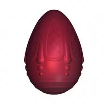 Cabrellon 17556 Chocolate Pasquali Faberge Decorated Egg Polycarbonate Mold - 150x105.3mm - DX+SX - 275x175x24 Easter Molds