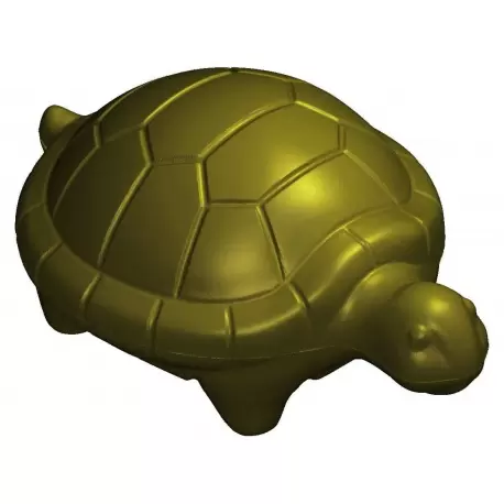 Cabrellon 12707 Polycarbonate Chocolate Large Tortoise Mold - 115 x 80 mm - 2 x 2 cavity - 275 x 175 mm Themed Molds