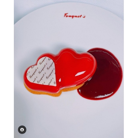 Pavoni PX4370 Pavoni Double Heart Silicone Individual Entremet Mold