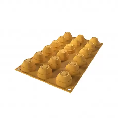 Silikomart Professional Naturae Tomato 14 Silicone Mold - 25 x 31 mm - 14 mL - 18 Cavity