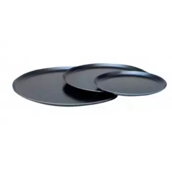 Round Blue Steel Pizza Baking Pans Ø 30 cm