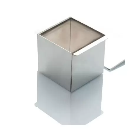 Martellato 30TC55 Professional Stainless Steel Geometric Cubó Cube Travel Cake Mold by Frank Haasnoot - 80 mm x 80 mm x 80 mm...