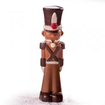 Martellato MAC407S Christmas Toy Soldier Thermoformed Chocolate Mold - 40 mm x 34 mm x 150 h mm Holidays Molds