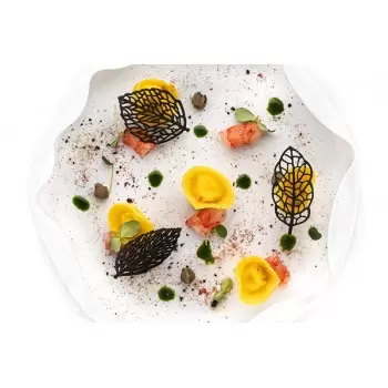 Silikomart Professional Forest Foresta Naturae 24 Leaves Mold - Inspiration by Chef Andrea Valentinetti