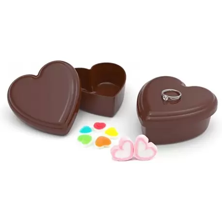 Heart Shaped Box Chocolate Mold - 85 mm x 92 mm x 42 mm