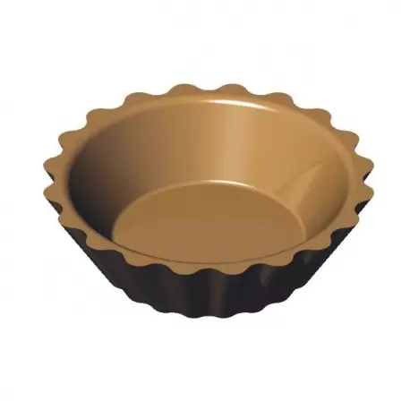 Pavoni PLATES 00 PAVONI Cookmatic Round Tart Shell Plates - Ø 55 mm x 35 mm x 16 mm - 25 Cavity Other Machines