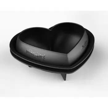 Silikomart Venice 750 Heart Cake Mold - 80mm x 66mm xh12mm - 35ml - 8 cavity