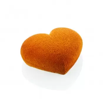 Silikomart Venice 750 Heart Cake Mold - 80mm x 66mm xh12mm - 35ml - 8 cavity