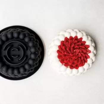 Pavoni KE088 Pavoni Professional Entremet Silicone Mold - Nuage by Cédric Grolet - Ømm x 180mm x h 65mm - 1200ml Pavoni Entre...