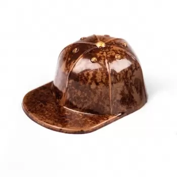 Martellato MA7003 Professional Polycarbonate Snapback Chocolate Mold - 82mm x 59mm x h 37mm - 45gr - 6 cavity Themed Molds