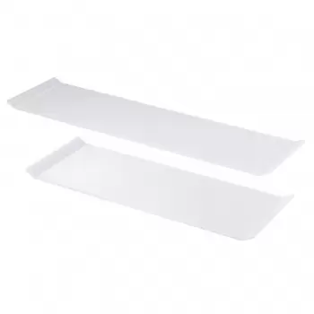 Martellato 51VP014510 Opaline Display Tray - 45cm x 10cm Plates and Trays