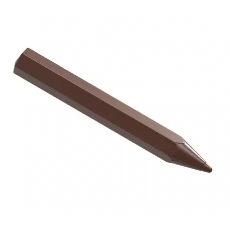 Polycarbonate Pencil Chocolate Mold - 117 x 15 x 6.5 mm - 9.5gr - 2x5 Cavity - 275x135x24mm