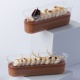 Martellato PMOCL001 Plastic Eclair Ice Cream Gelato Long Oval