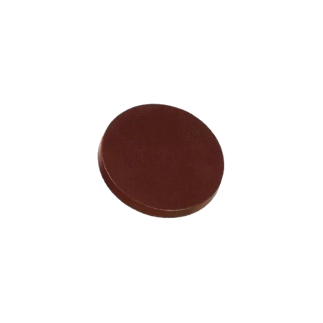 Hans Brunner HB-0985-S Thermoformed Polycarbonate Chocolate Mendiant Mold - Round Flat Disc - 55 x 55 x 6 mm - 16.5 gr - 12 c...