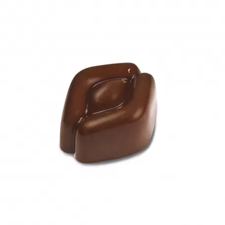 Pavoni PC61 Pavoni Italia Chocolate Bon Bons Mold by Antonio Bachour - 33mm x 27mm x h 17mm - 21 cavity - 10gr Modern Shaped ...