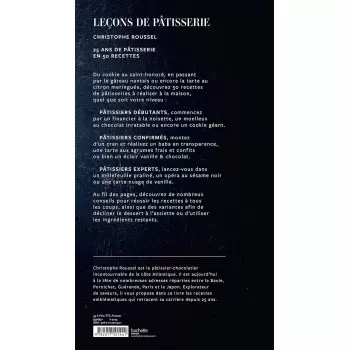 PVEGANfr Leçons de pâtisserie: 25 ans de pâtisserie en 50 recettes by Christophe Roussel - Hardcover - French Language Pastry...