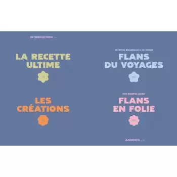 Flan - 51 recettes de grand.e.s Chef.fe.s by François Blanc - Hardcover - French Language