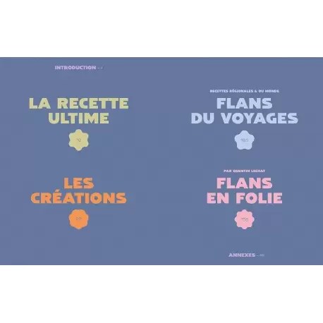 Flan - 51 recettes de grand.e.s Chef.fe.s by François Blanc - Hardcover - French Language